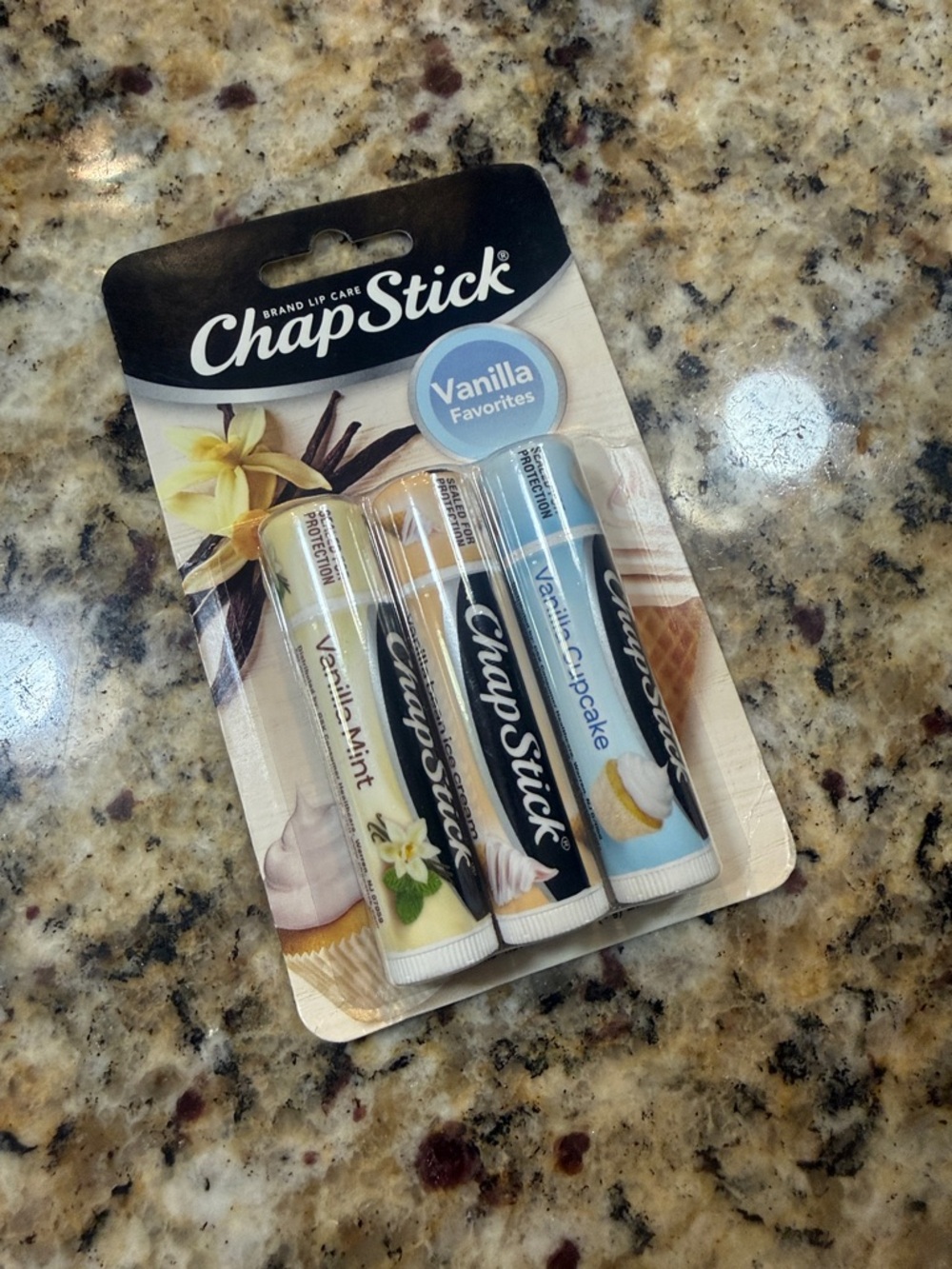 ChapStick Vanilla Favorites 3-Pack Lip Balm